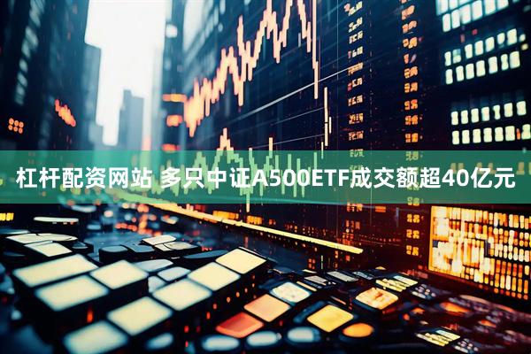 杠杆配资网站 多只中证A500ETF成交额超40亿元